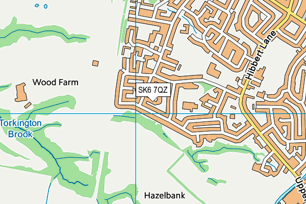 SK6 7QZ map - OS VectorMap District (Ordnance Survey)