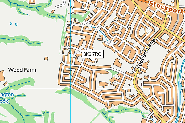 SK6 7RQ map - OS VectorMap District (Ordnance Survey)