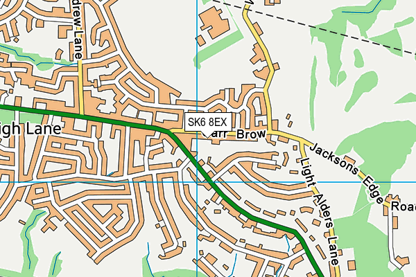 SK6 8EX map - OS VectorMap District (Ordnance Survey) SK6 8EX map - OS VectorMap District (Ordnance Survey)