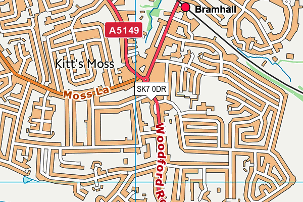 SK7 0DR map - OS VectorMap District (Ordnance Survey) SK7 0DR map - OS VectorMap District (Ordnance Survey)
