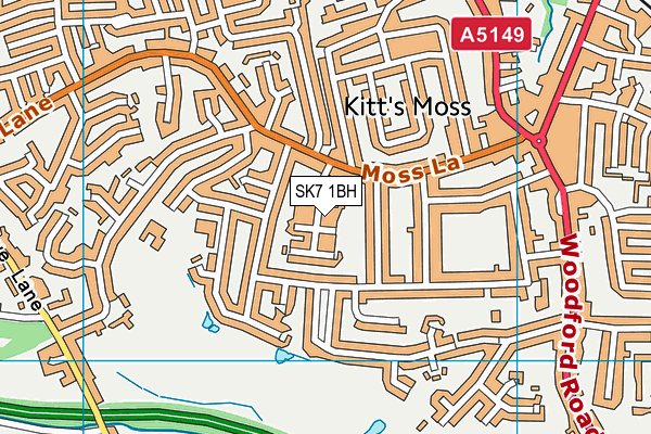 SK7 1BH map - OS VectorMap District (Ordnance Survey) SK7 1BH map - OS VectorMap District (Ordnance Survey)