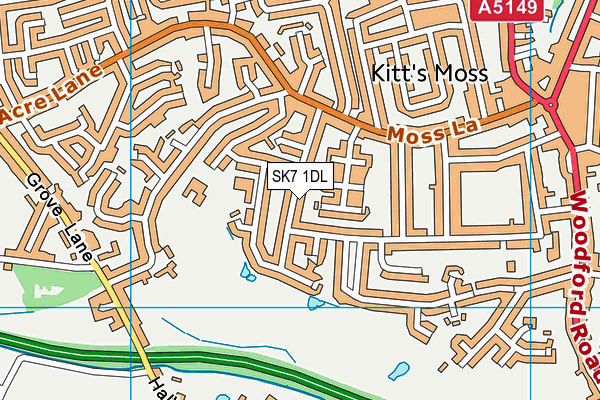 SK7 1DL map - OS VectorMap District (Ordnance Survey) SK7 1DL map - OS VectorMap District (Ordnance Survey)