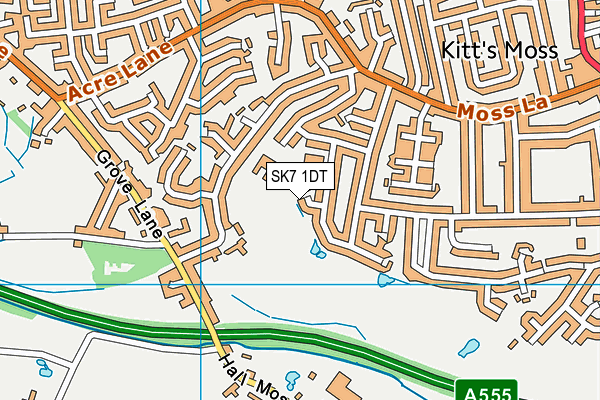 SK7 1DT map - OS VectorMap District (Ordnance Survey) SK7 1DT map - OS VectorMap District (Ordnance Survey)