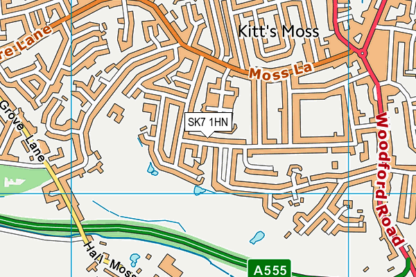 SK7 1HN map - OS VectorMap District (Ordnance Survey) SK7 1HN map - OS VectorMap District (Ordnance Survey)