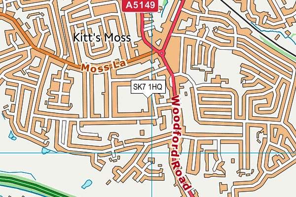 SK7 1HQ map - OS VectorMap District (Ordnance Survey)