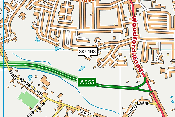 SK7 1HS map - OS VectorMap District (Ordnance Survey) SK7 1HS map - OS VectorMap District (Ordnance Survey)