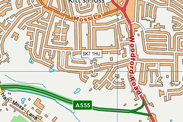 SK7 1HU map - OS VectorMap District (Ordnance Survey) SK7 1HU map - OS VectorMap District (Ordnance Survey)