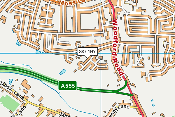 SK7 1HY map - OS VectorMap District (Ordnance Survey) SK7 1HY map - OS VectorMap District (Ordnance Survey)
