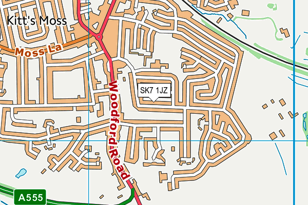 SK7 1JZ map - OS VectorMap District (Ordnance Survey) SK7 1JZ map - OS VectorMap District (Ordnance Survey)