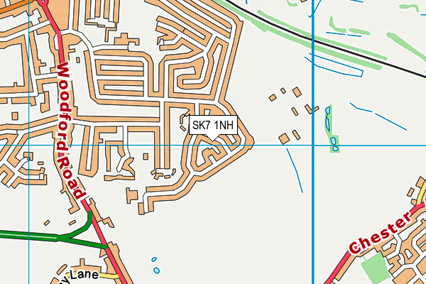 SK7 1NH map - OS VectorMap District (Ordnance Survey) SK7 1NH map - OS VectorMap District (Ordnance Survey)