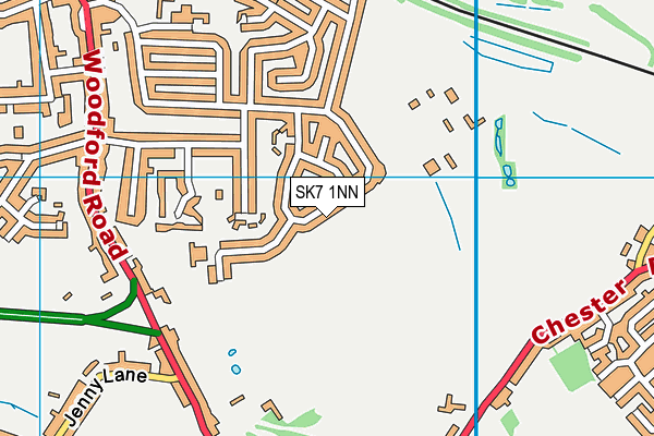 SK7 1NN map - OS VectorMap District (Ordnance Survey) SK7 1NN map - OS VectorMap District (Ordnance Survey)