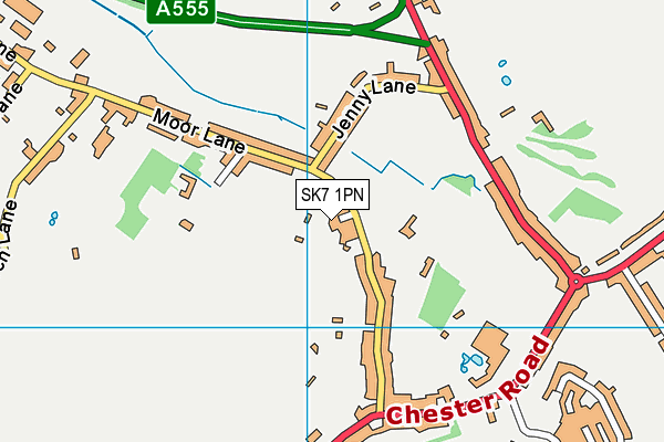 SK7 1PN map - OS VectorMap District (Ordnance Survey)