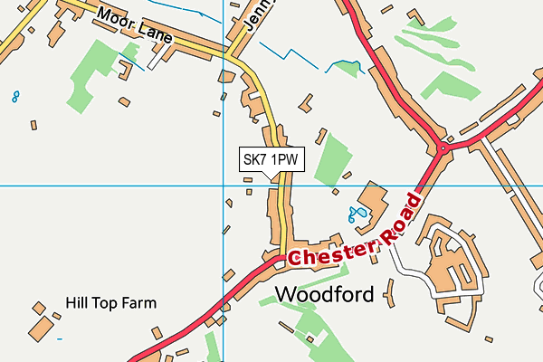 SK7 1PW map - OS VectorMap District (Ordnance Survey) SK7 1PW map - OS VectorMap District (Ordnance Survey)