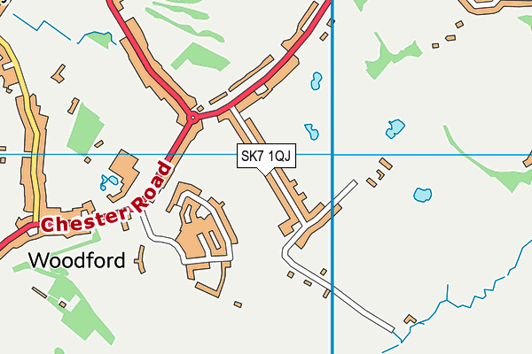SK7 1QJ map - OS VectorMap District (Ordnance Survey)