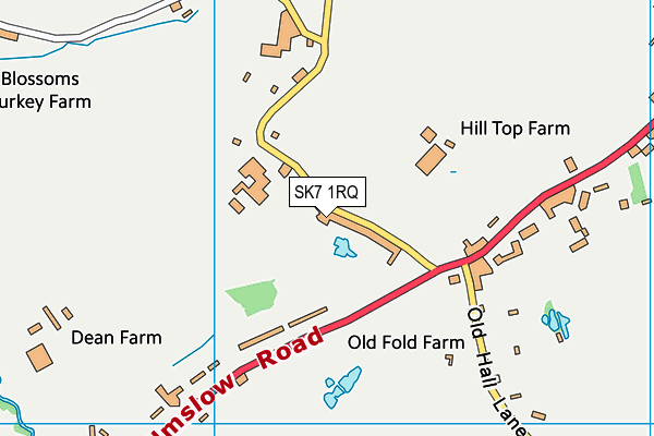 SK7 1RQ map - OS VectorMap District (Ordnance Survey)