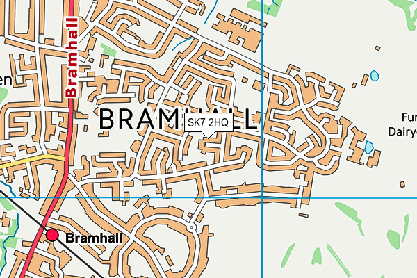 SK7 2HQ map - OS VectorMap District (Ordnance Survey) SK7 2HQ map - OS VectorMap District (Ordnance Survey)
