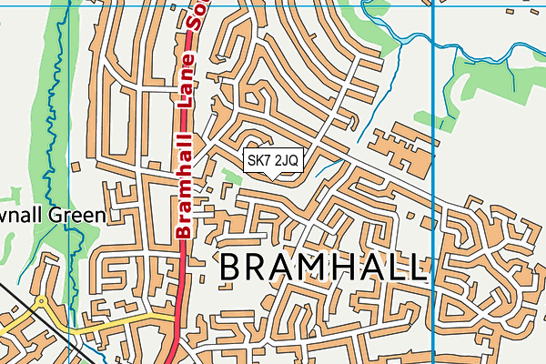 SK7 2JQ map - OS VectorMap District (Ordnance Survey) SK7 2JQ map - OS VectorMap District (Ordnance Survey)
