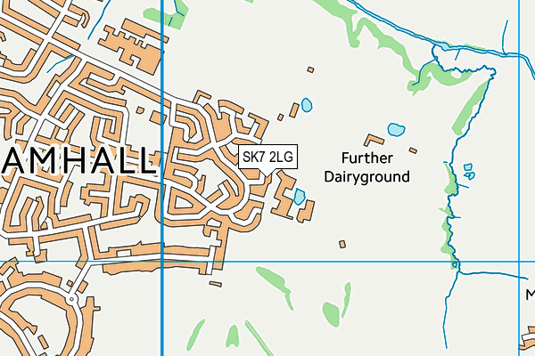 SK7 2LG map - OS VectorMap District (Ordnance Survey) SK7 2LG map - OS VectorMap District (Ordnance Survey)