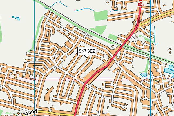 SK7 3EZ map - OS VectorMap District (Ordnance Survey) SK7 3EZ map - OS VectorMap District (Ordnance Survey)