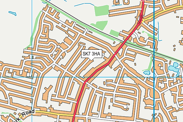 SK7 3HA map - OS VectorMap District (Ordnance Survey) SK7 3HA map - OS VectorMap District (Ordnance Survey)