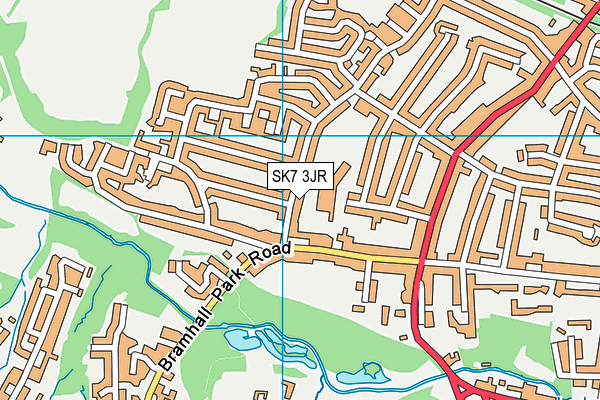 SK7 3JR map - OS VectorMap District (Ordnance Survey) SK7 3JR map - OS VectorMap District (Ordnance Survey)