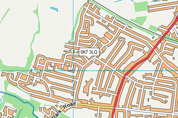 SK7 3LQ map - OS VectorMap District (Ordnance Survey) SK7 3LQ map - OS VectorMap District (Ordnance Survey)