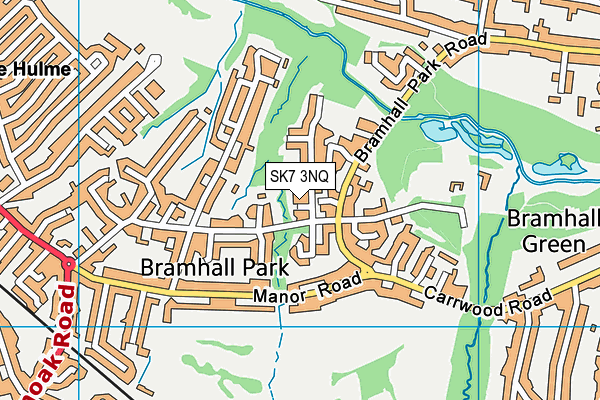 SK7 3NQ map - OS VectorMap District (Ordnance Survey) SK7 3NQ map - OS VectorMap District (Ordnance Survey)