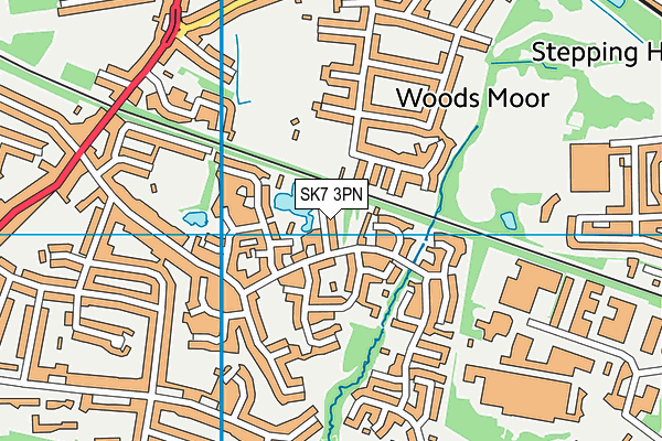 SK7 3PN map - OS VectorMap District (Ordnance Survey)