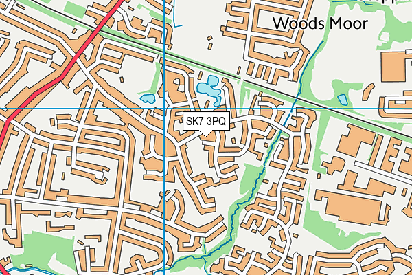 SK7 3PQ map - OS VectorMap District (Ordnance Survey) SK7 3PQ map - OS VectorMap District (Ordnance Survey)