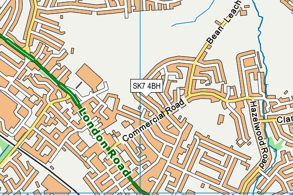 SK7 4BH map - OS VectorMap District (Ordnance Survey) SK7 4BH map - OS VectorMap District (Ordnance Survey)