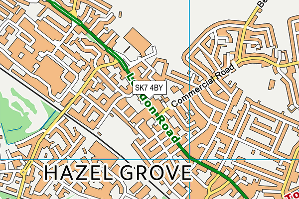 SK7 4BY map - OS VectorMap District (Ordnance Survey) SK7 4BY map - OS VectorMap District (Ordnance Survey)