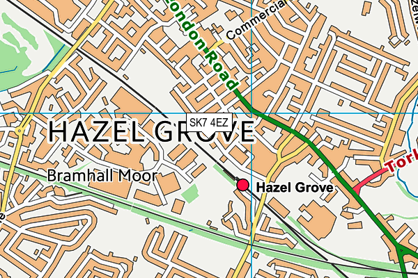 SK7 4EZ map - OS VectorMap District (Ordnance Survey)