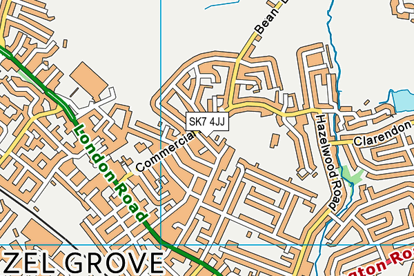 SK7 4JJ map - OS VectorMap District (Ordnance Survey) SK7 4JJ map - OS VectorMap District (Ordnance Survey)