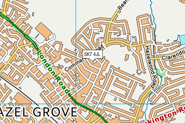 SK7 4JL map - OS VectorMap District (Ordnance Survey) SK7 4JL map - OS VectorMap District (Ordnance Survey)