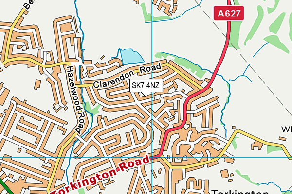 SK7 4NZ map - OS VectorMap District (Ordnance Survey) SK7 4NZ map - OS VectorMap District (Ordnance Survey)