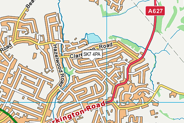 SK7 4PA map - OS VectorMap District (Ordnance Survey) SK7 4PA map - OS VectorMap District (Ordnance Survey)