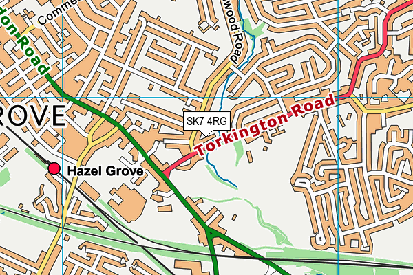 SK7 4RG map - OS VectorMap District (Ordnance Survey) SK7 4RG map - OS VectorMap District (Ordnance Survey)