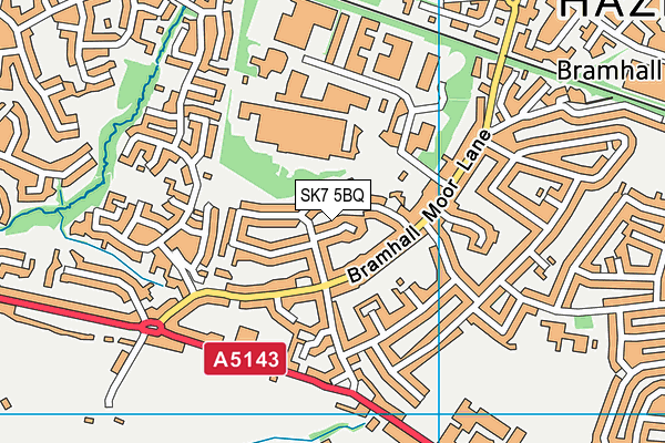 SK7 5BQ map - OS VectorMap District (Ordnance Survey)