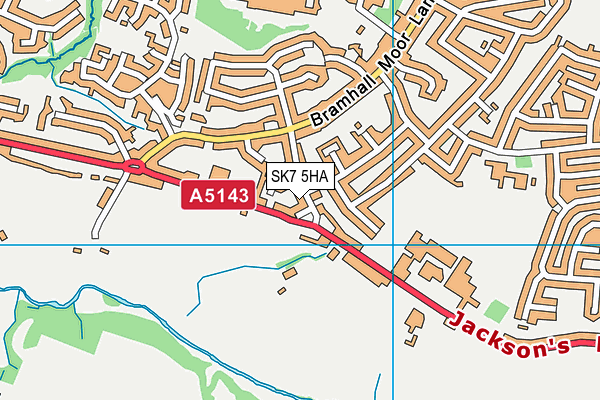 SK7 5HA map - OS VectorMap District (Ordnance Survey) SK7 5HA map - OS VectorMap District (Ordnance Survey)