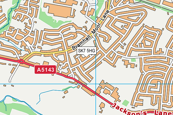 SK7 5HG map - OS VectorMap District (Ordnance Survey) SK7 5HG map - OS VectorMap District (Ordnance Survey)