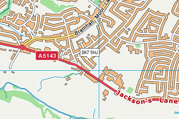 SK7 5HJ map - OS VectorMap District (Ordnance Survey) SK7 5HJ map - OS VectorMap District (Ordnance Survey)