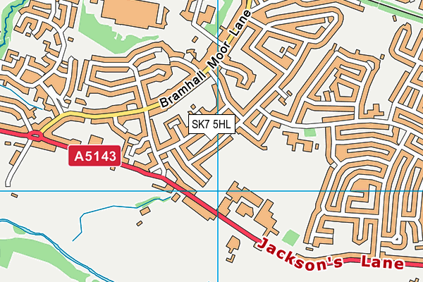SK7 5HL map - OS VectorMap District (Ordnance Survey) SK7 5HL map - OS VectorMap District (Ordnance Survey)
