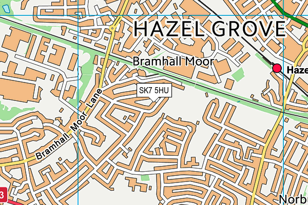 SK7 5HU map - OS VectorMap District (Ordnance Survey) SK7 5HU map - OS VectorMap District (Ordnance Survey)