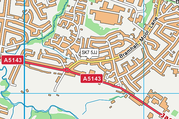 SK7 5JJ map - OS VectorMap District (Ordnance Survey)