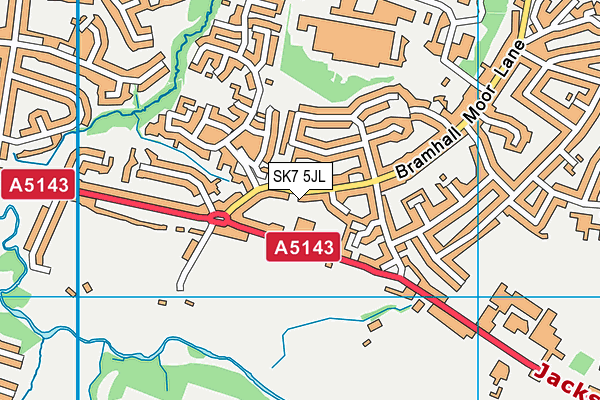 SK7 5JL map - OS VectorMap District (Ordnance Survey) SK7 5JL map - OS VectorMap District (Ordnance Survey)