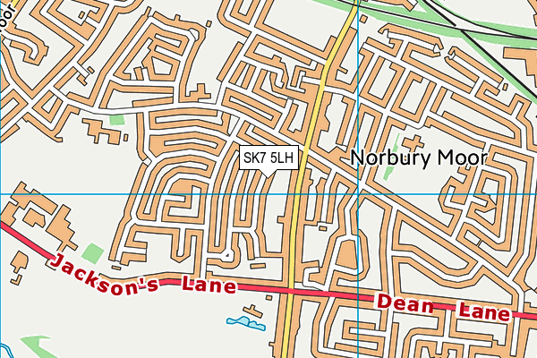 SK7 5LH map - OS VectorMap District (Ordnance Survey) SK7 5LH map - OS VectorMap District (Ordnance Survey)