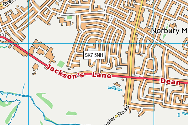 SK7 5NH map - OS VectorMap District (Ordnance Survey) SK7 5NH map - OS VectorMap District (Ordnance Survey)