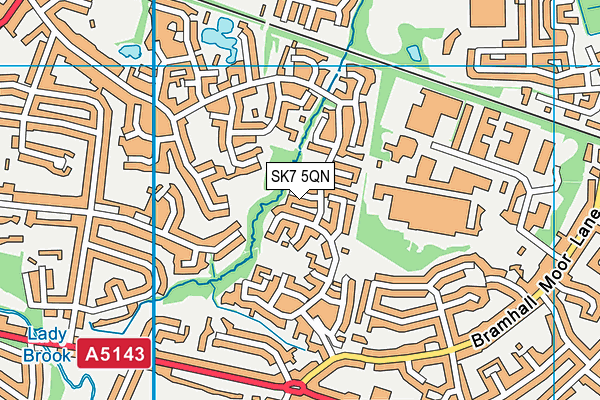 SK7 5QN map - OS VectorMap District (Ordnance Survey) SK7 5QN map - OS VectorMap District (Ordnance Survey)