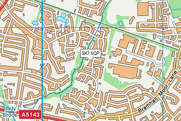 SK7 5QP map - OS VectorMap District (Ordnance Survey) SK7 5QP map - OS VectorMap District (Ordnance Survey)