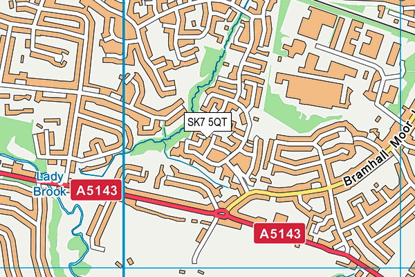 SK7 5QT map - OS VectorMap District (Ordnance Survey)